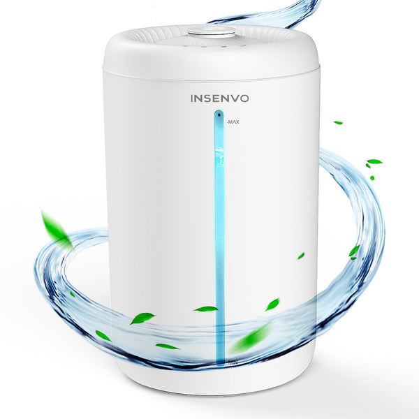 4.5L Humidifier with 3 Mist Levels, 1.18Gal Top Fill Ultrasonic Cool Mist Humidifiers with Auto Shut-Off & Night Light