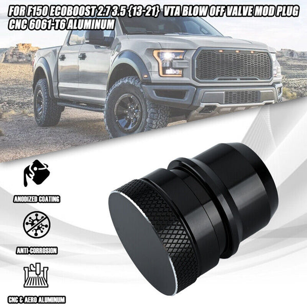 Black VTA blow off valve mod plug 2.7 3.5 For Ford F150 Ecoboost 2013 -2021