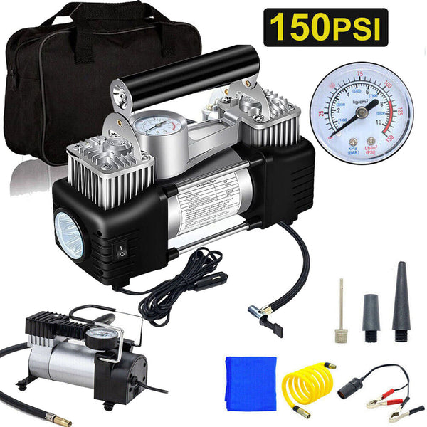 New Electric 12V 150PSI Portable Car Air Compressor Tire Inflator Auto Tyre Pump