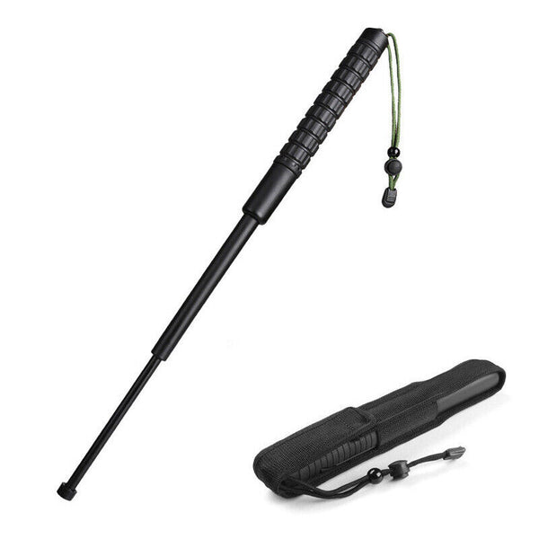 21" Outdoor Cane Retractable Stick Hiking Walking Rod Trekking Pole for Camping