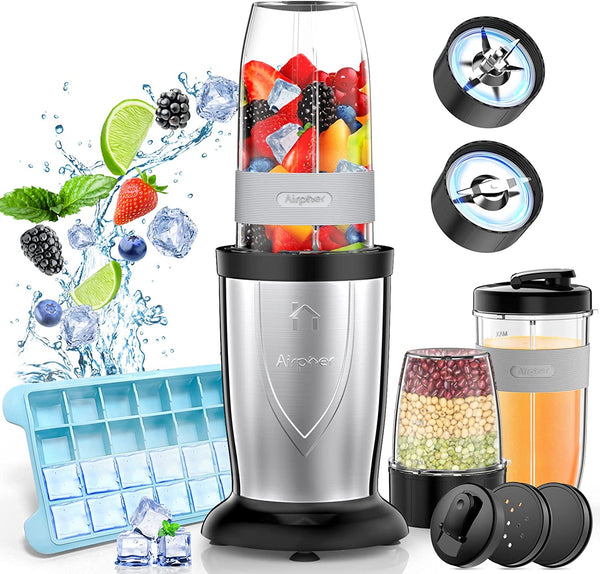 Bullet Blender for Shakes and Smoothies, Airpher 19 Pieces 850W Personal Portable Blender Set